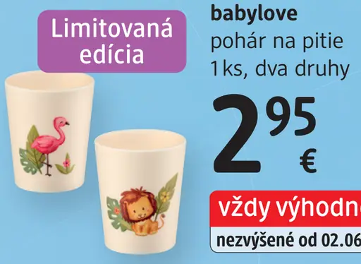 Babylove pohár na pitie
