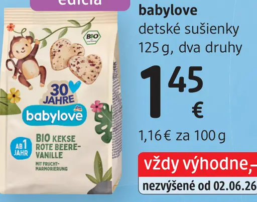 Babylove detské sušienky