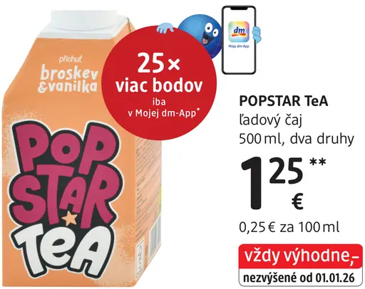 Pop Star Tea ľadový čaj