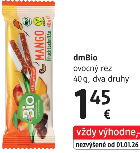 DmBio ovocný rez