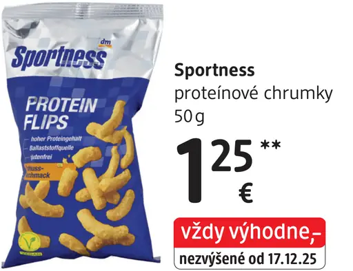 Sportness chrumkavé proteínové krúžky