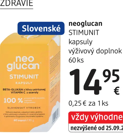 Neoglucan Stimunit kapsuly
