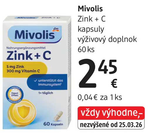 Mivolis Zinok + C kapsuly