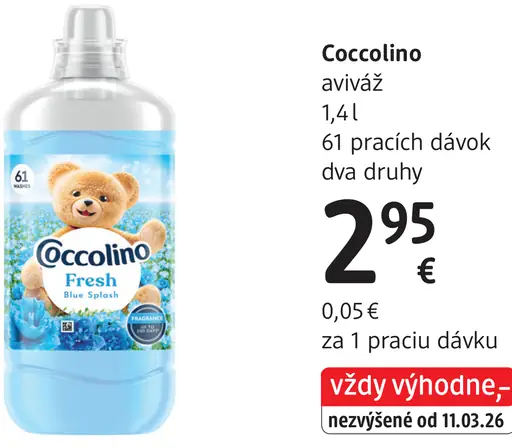 Coccolino aviváž