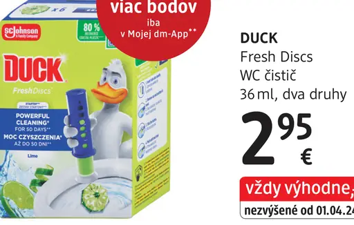 Duck Fresh Discs WC čistič