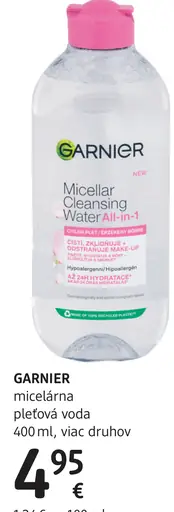 Garnier pleťová micelárna voda