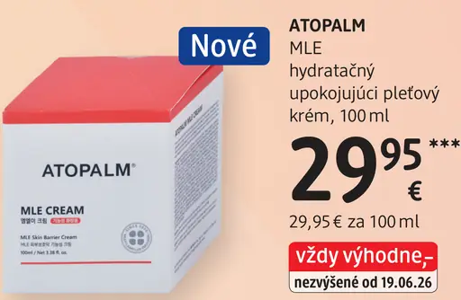 Atopalm hydratačný upokojujúci pleťový krém