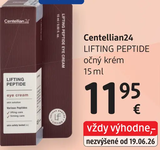 Centellian24 Lifting Peptide očný krém
