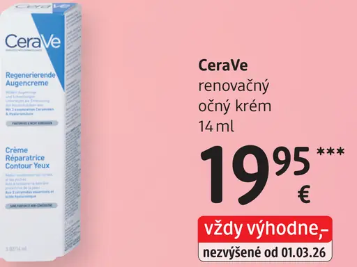 CeraVe regeneračný očný krém