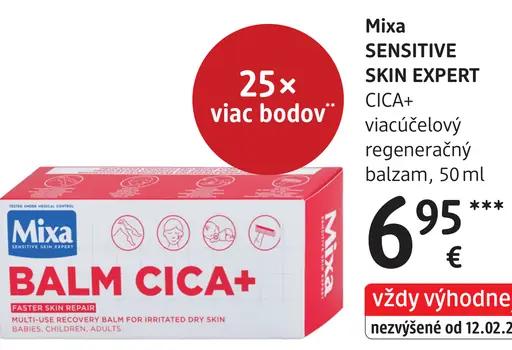 Mixa Sensitive Skin Expert Cica+ viáčúčelový regeneračný balzam