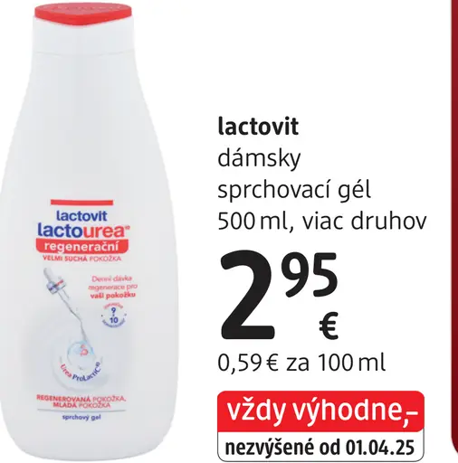 Lactovit dámsky sprchovací gél