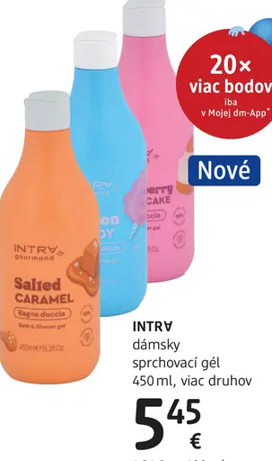INTRY dámsky sprchovací gél