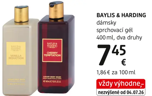 Baylis & Harding Vanilla Seduction dámsky sprchovací gél