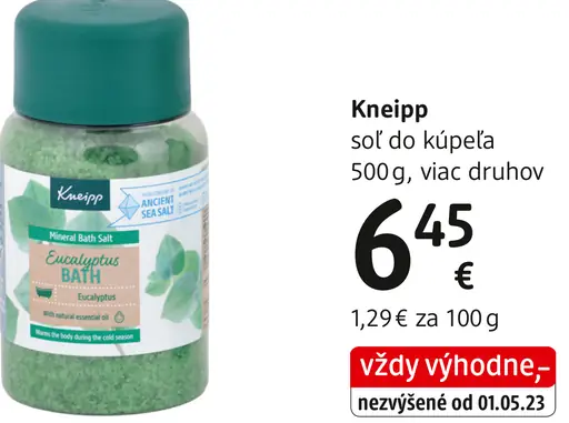 Kneipp soľ do kúpeľa
