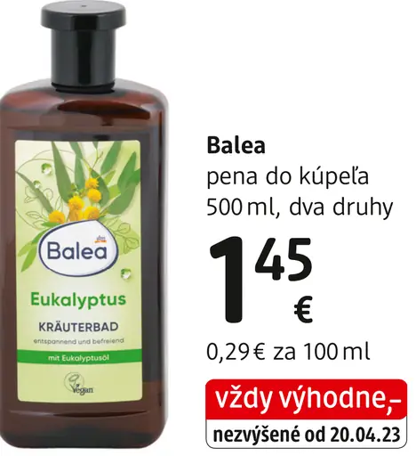 Balea prísada do kúpeľa