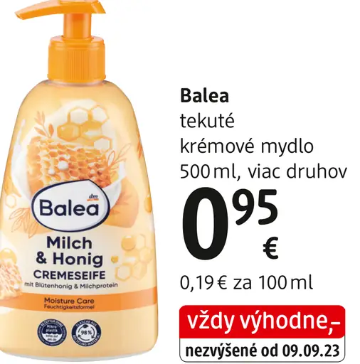 Balea tekuté krémové mydlo