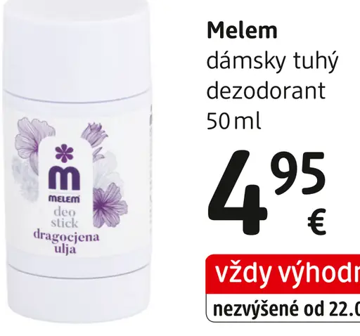 Melem dámsky tuhý dezodorant