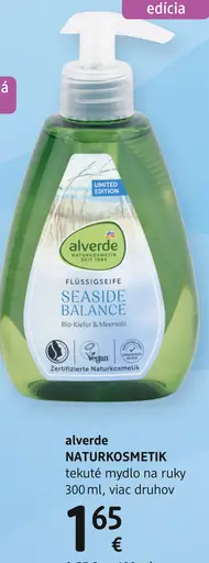 Alverde Seaside Balance tekuté mydlo na ruky