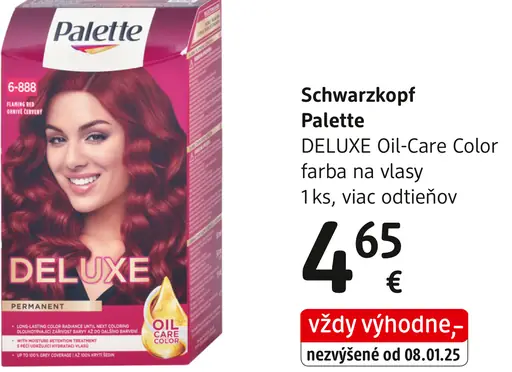 Schwarzkopf Palette Deluxe Oil-Care Color permanentná farba na vlasy