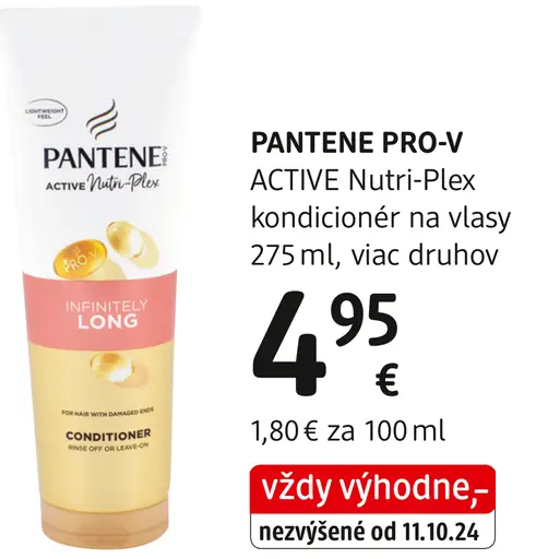 Pantene Pro-V Active Nutri-Plex kondicionér na vlasy