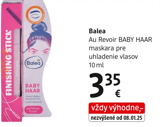 Balea Au Revoir Baby Haar maskara pre uhladenie vlasov