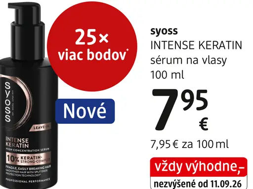 Syoss Intense Keratin sérum na vlasy