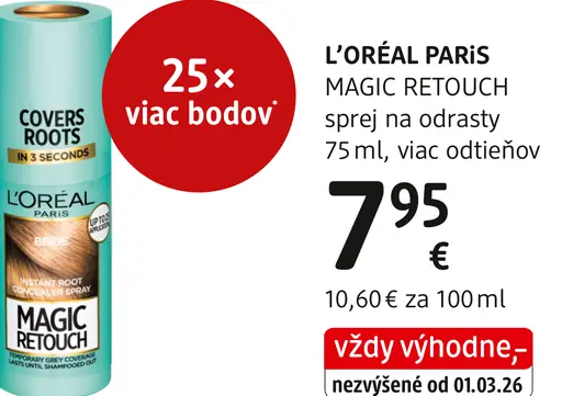 L'Oréal Paris Magic Retouch, SVETLOHNEDÁ