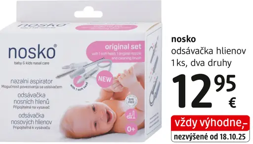 Nosko odsávačka hlienov