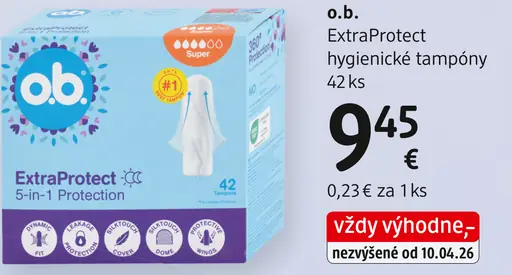 O.b. ExtraProtect hygienické tampóny