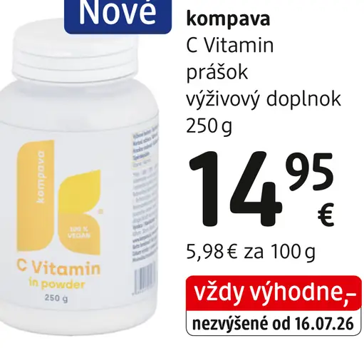 Kompava C Vitamin prášok
