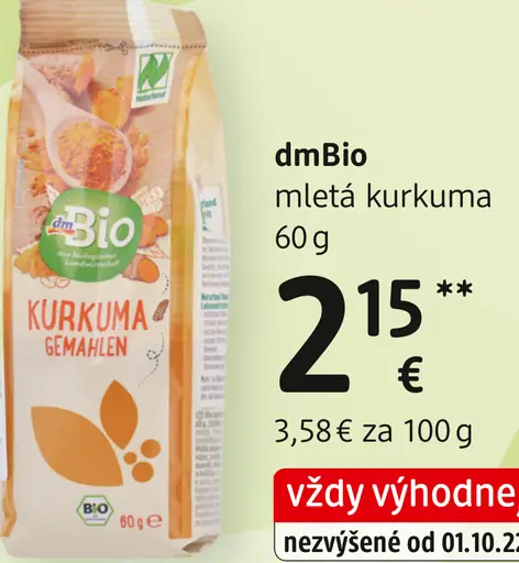 DmBio mletá kurkuma