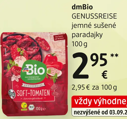 DmBio sušené paradajky