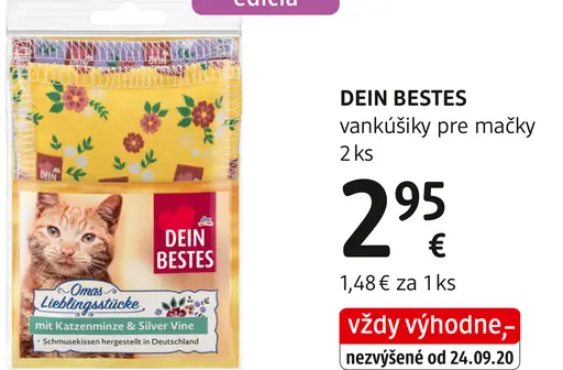 Dein Bestes vankúšiky pre mačky