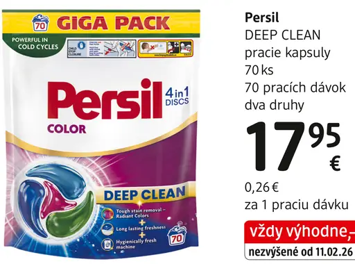 Persil Deep Clean pracie kapsuly