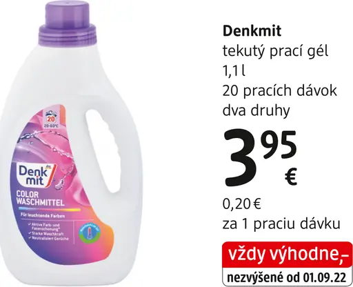 Denkmit tekutý prací gél