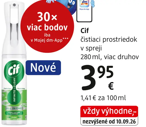 Cif čistiaci prostriedok