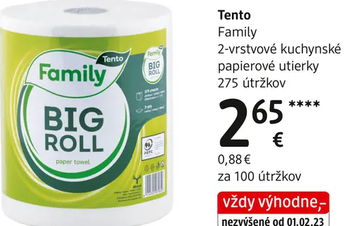 Tento Family Big Roll papierové kuchynské utierky