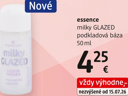 Essence milky GLAZED podkladová báza