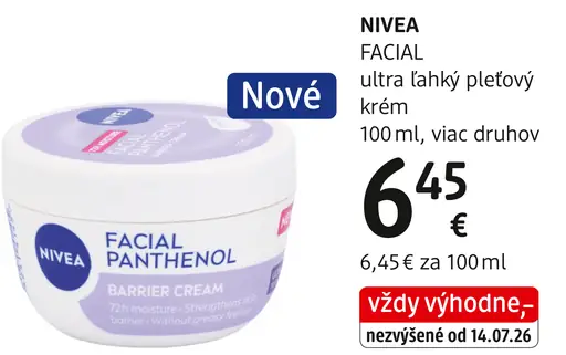 Nivea Facial Ultra ľahký pleťový krém 7 v 1