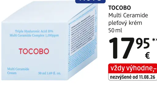 Tocobo Multi Ceramide pleťový krém