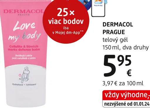 Dermacol Prague telový gél