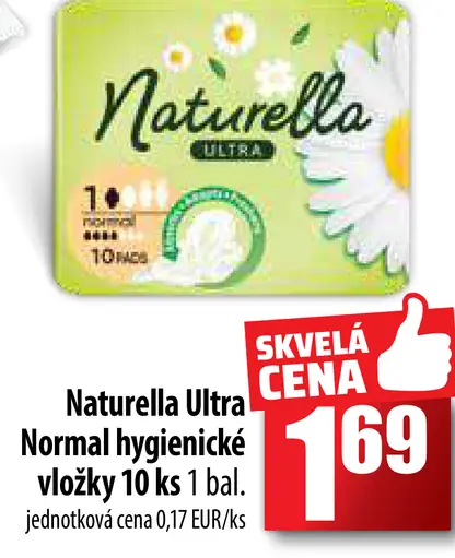 Naturella Ultra Normal hygienické vložky