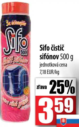 Sifo čistič sifónov