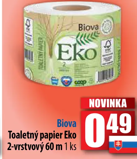 Toaletný papier Eko