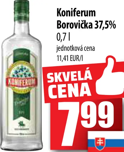 Koniferum Borovička 37,5%