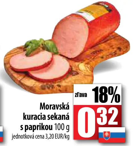 Moravská kuracia sekaná s paprikou