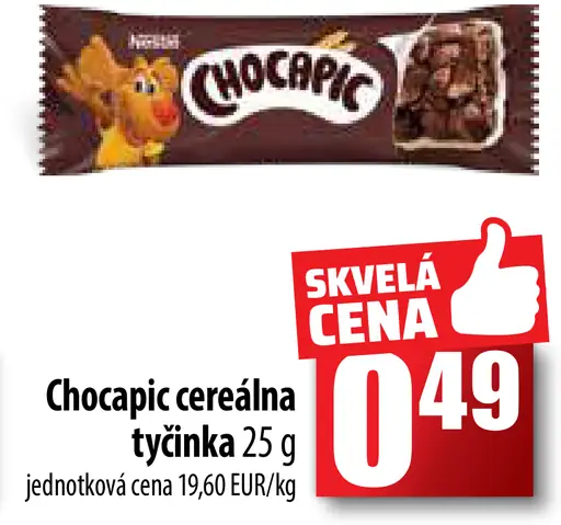 Chocapic cereálná tyčinka