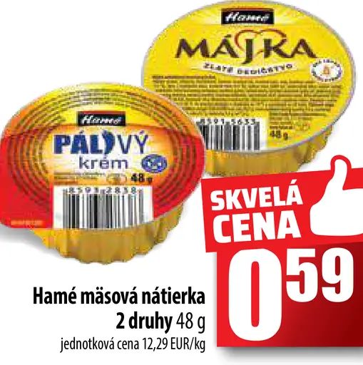 Hamé mäsová nátierka