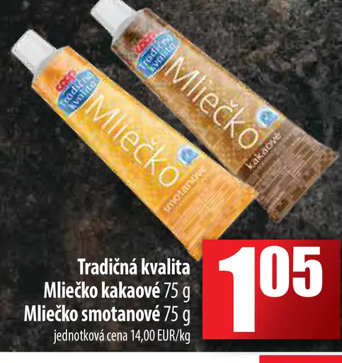 Mliekčko smotanové