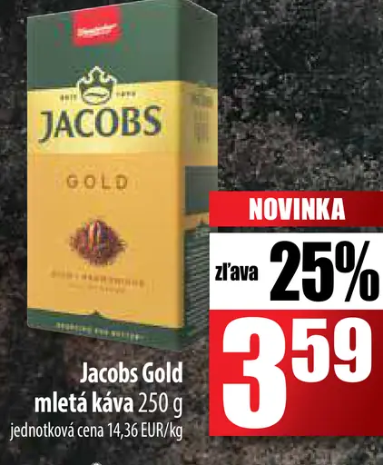 Jacobs Gold mletá káva